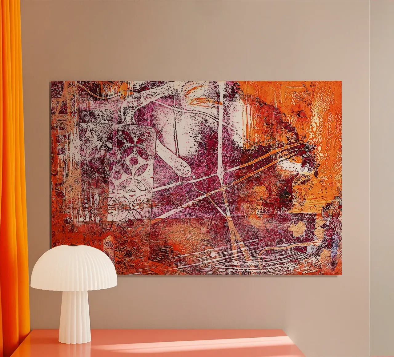 Giocatore fortunato poster con telaio in alluminio da Edenart