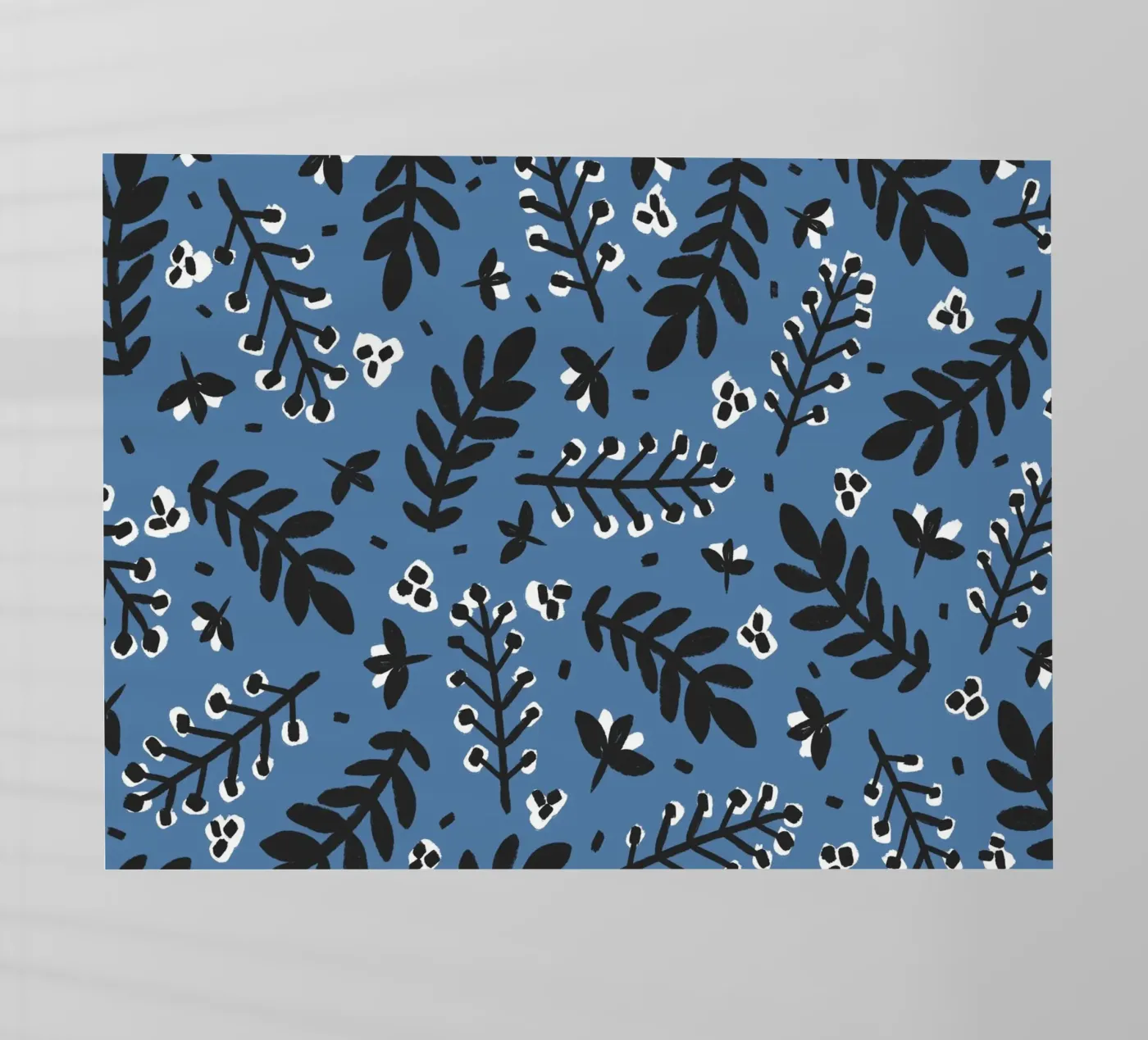 Blue Pattern backlit film by treechild