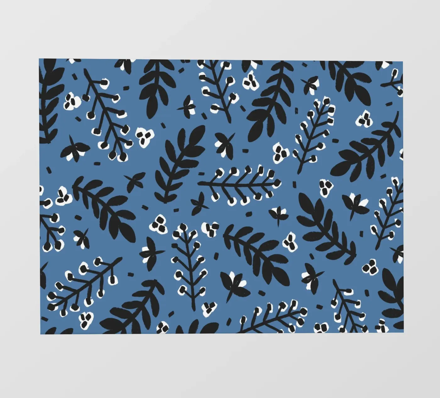 Blue Pattern backlit film by treechild