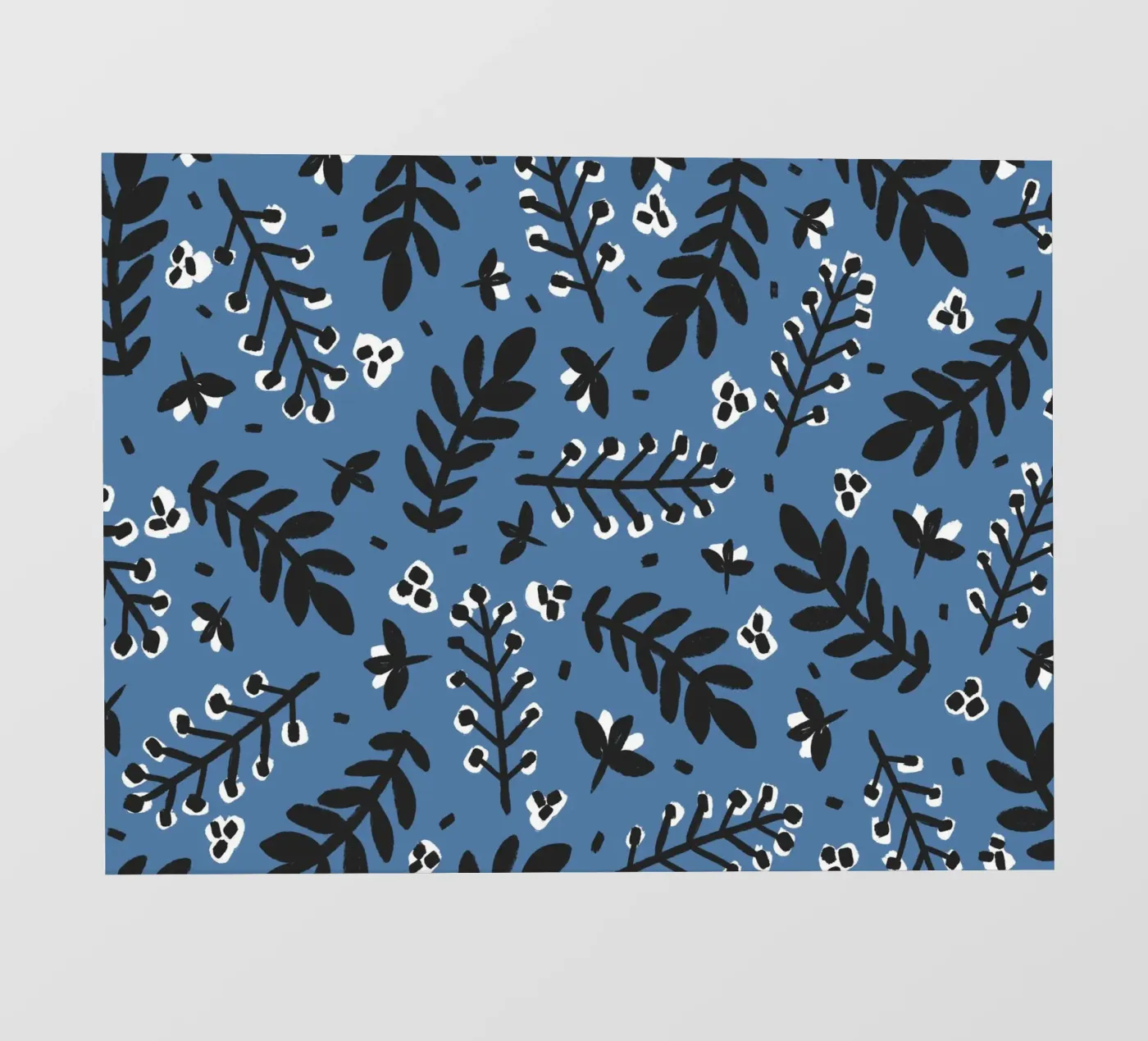 Blue Pattern backlit film by treechild