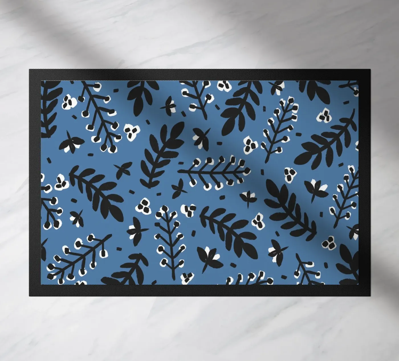 Blue Pattern Fußmatte von treechild
