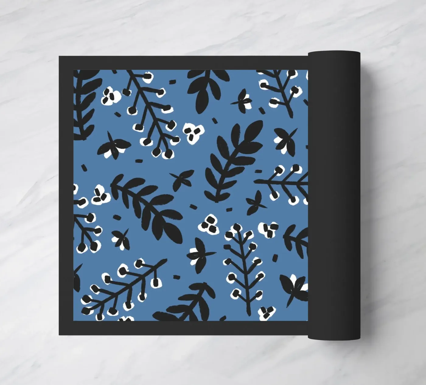 Blue Pattern Fußmatte von treechild