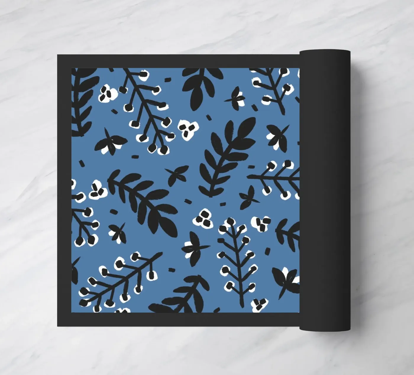 Blue Pattern Fußmatte von treechild