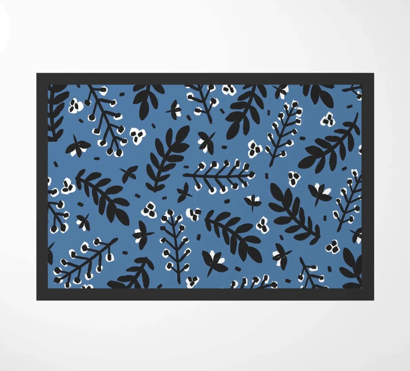Blue Pattern Fußmatte von treechild