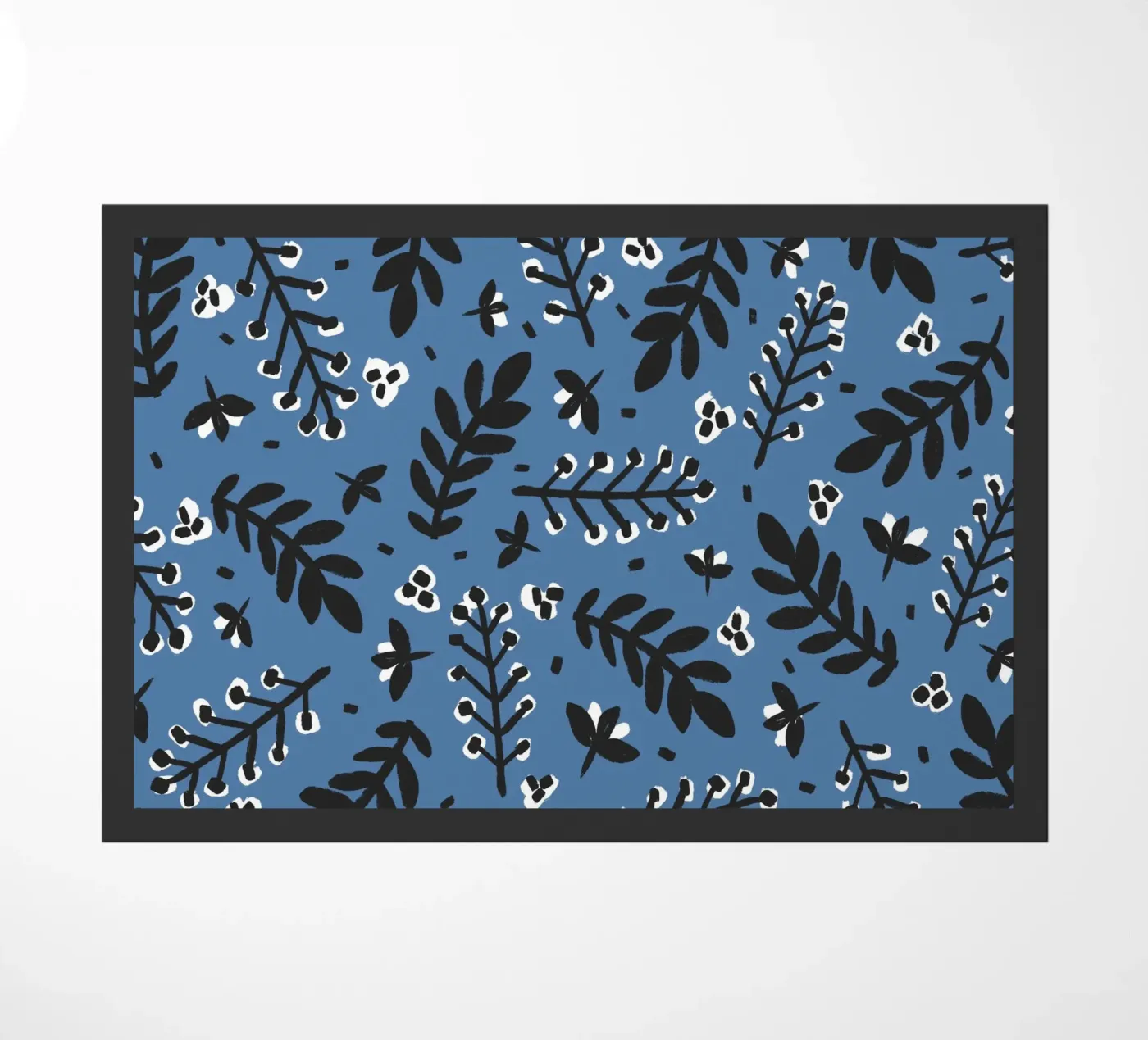 Blue Pattern Fußmatte von treechild