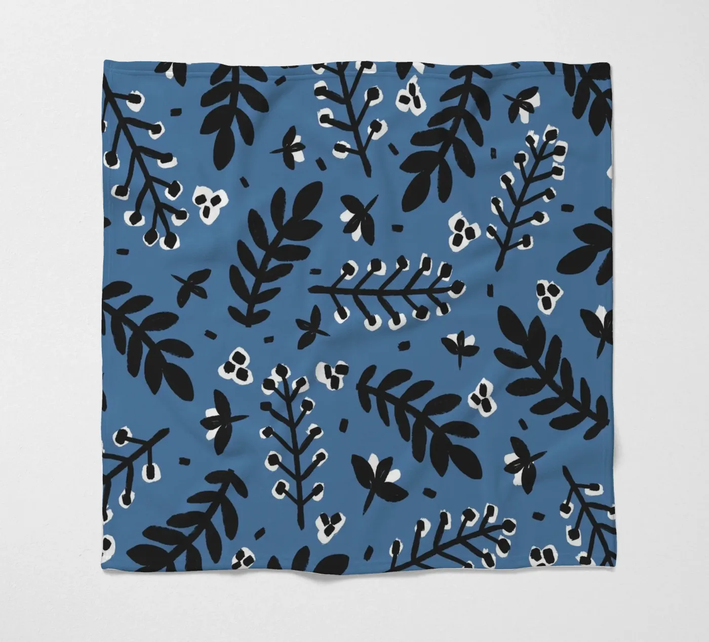 Blue Pattern fleecedeken van treechild