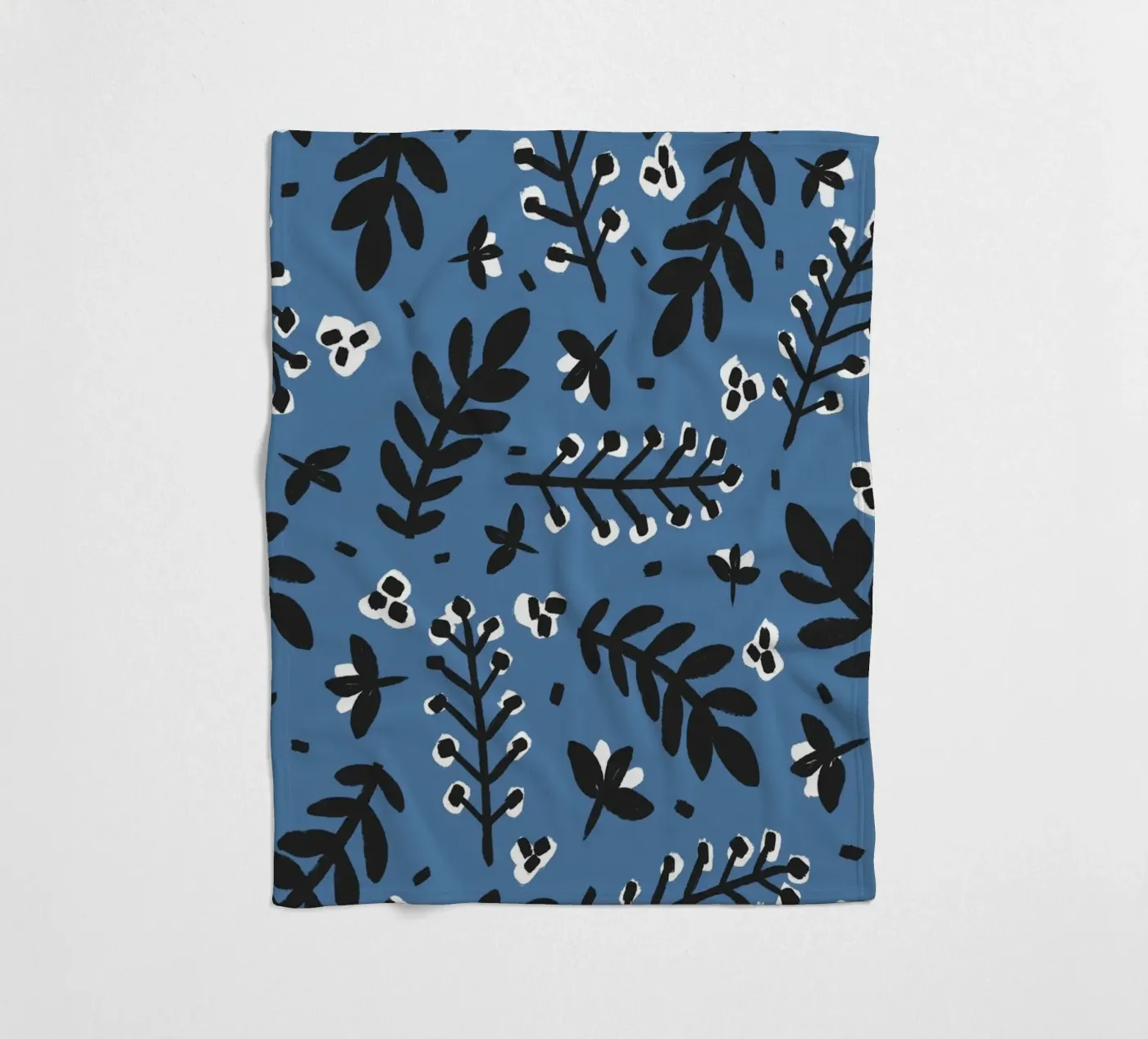 Blue Pattern fleecedeken van treechild