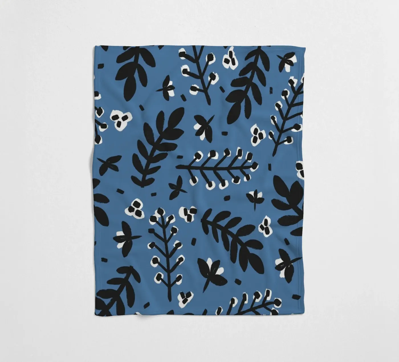 Blue Pattern fleecedeken van treechild