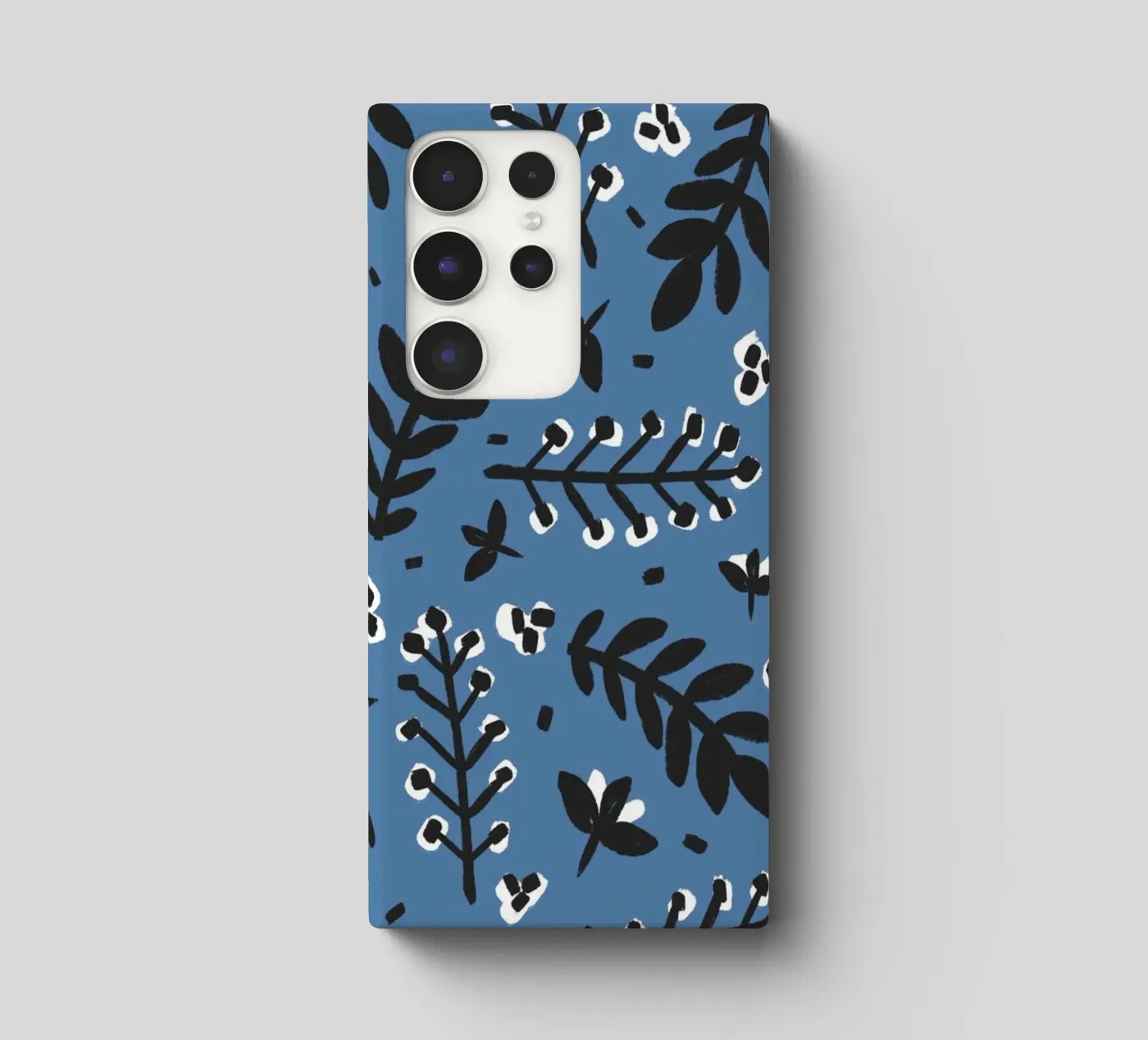 Blue Pattern cover samsung da treechild