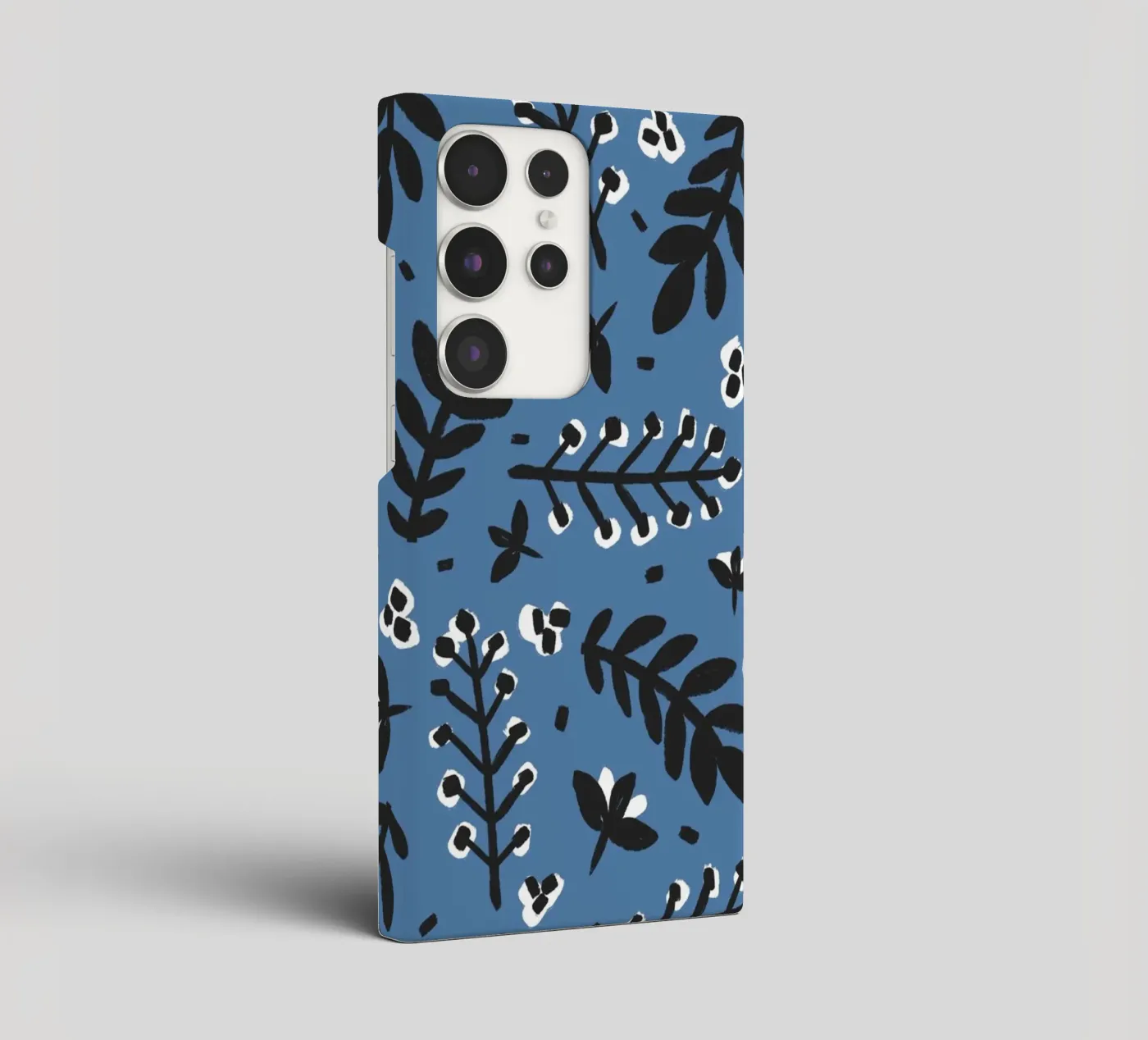Blue Pattern cover samsung da treechild