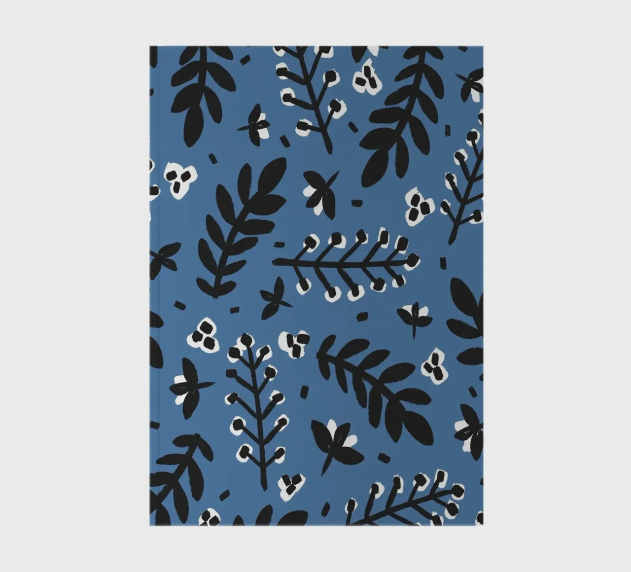 Blue Pattern notebook by treechild