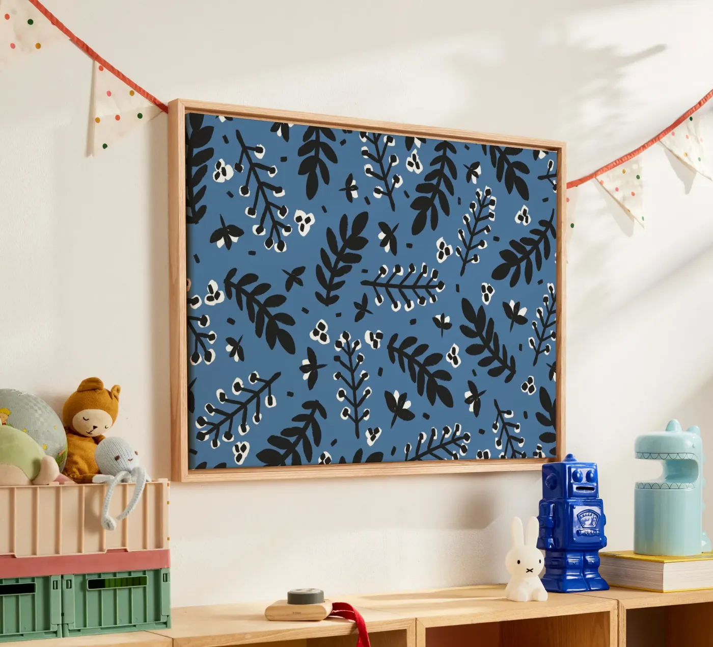 Blue Pattern plexiglas de treechild