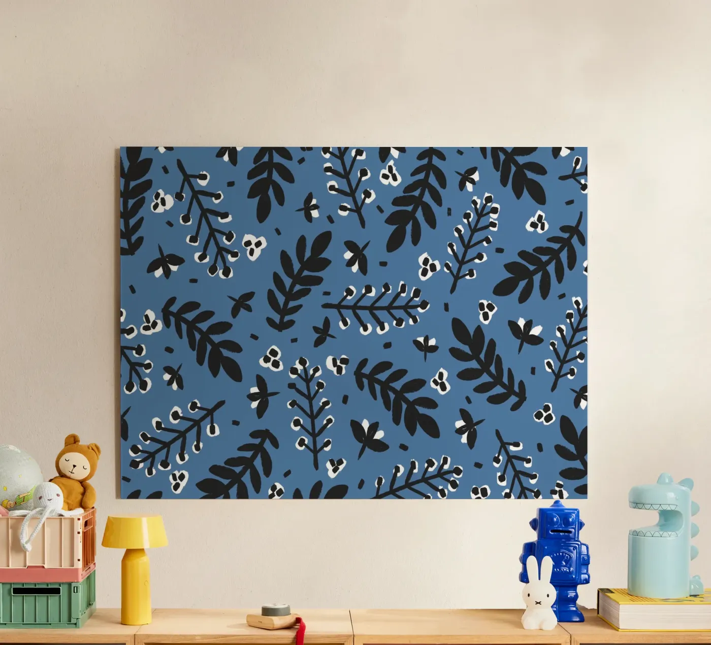 Blue Pattern plexiglas de treechild