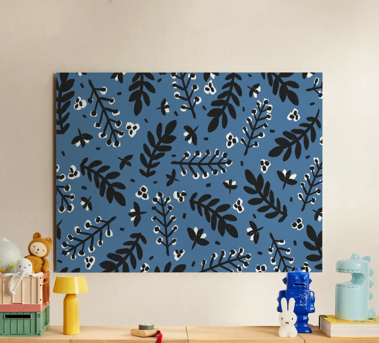 Blue Pattern forex plate by treechild