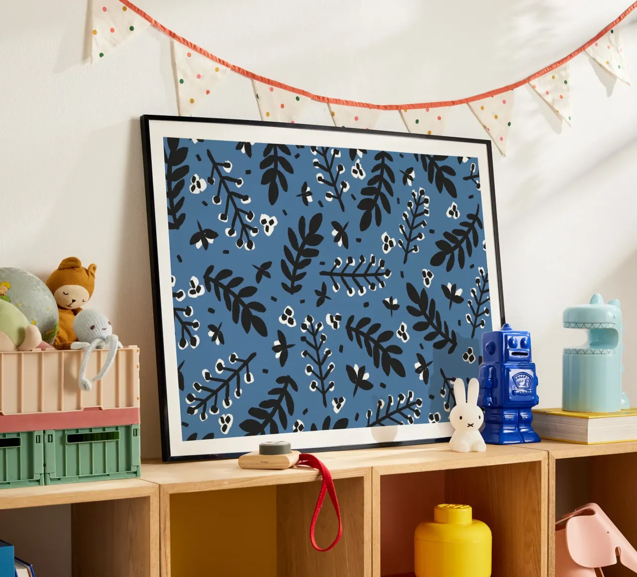 Blue Pattern poster van treechild