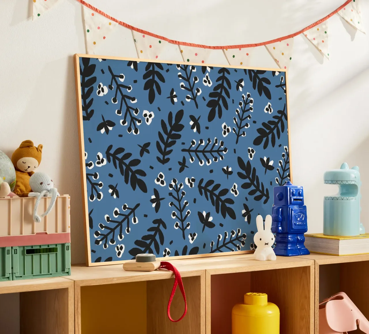 Blue Pattern poster van treechild