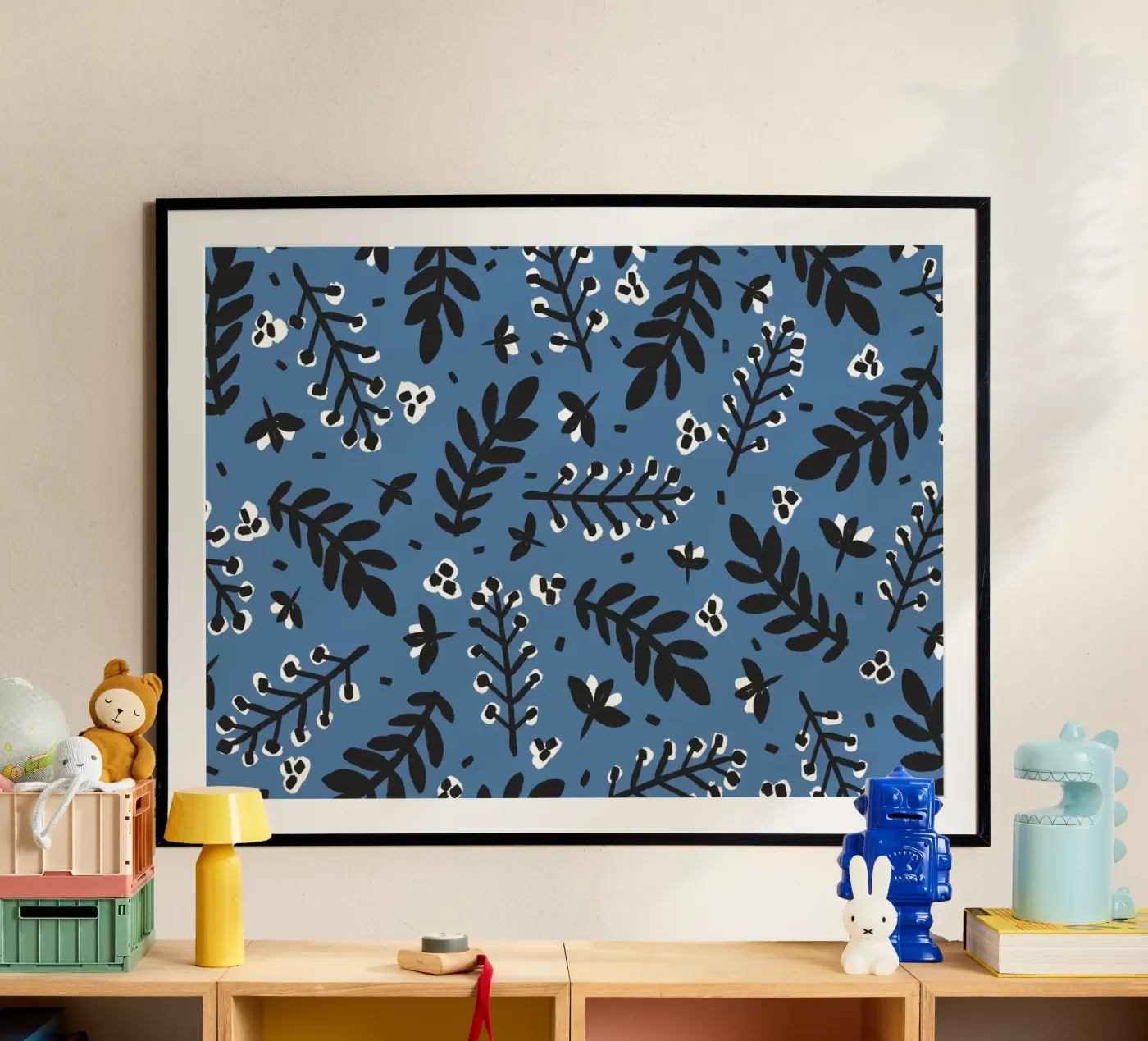 Blue Pattern Poster von treechild