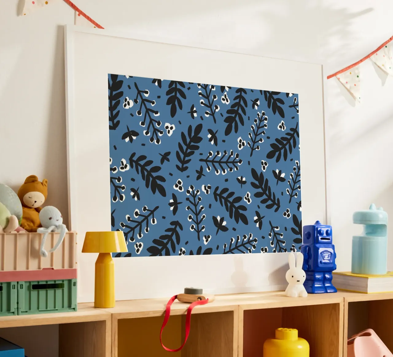 Blue Pattern poster van treechild