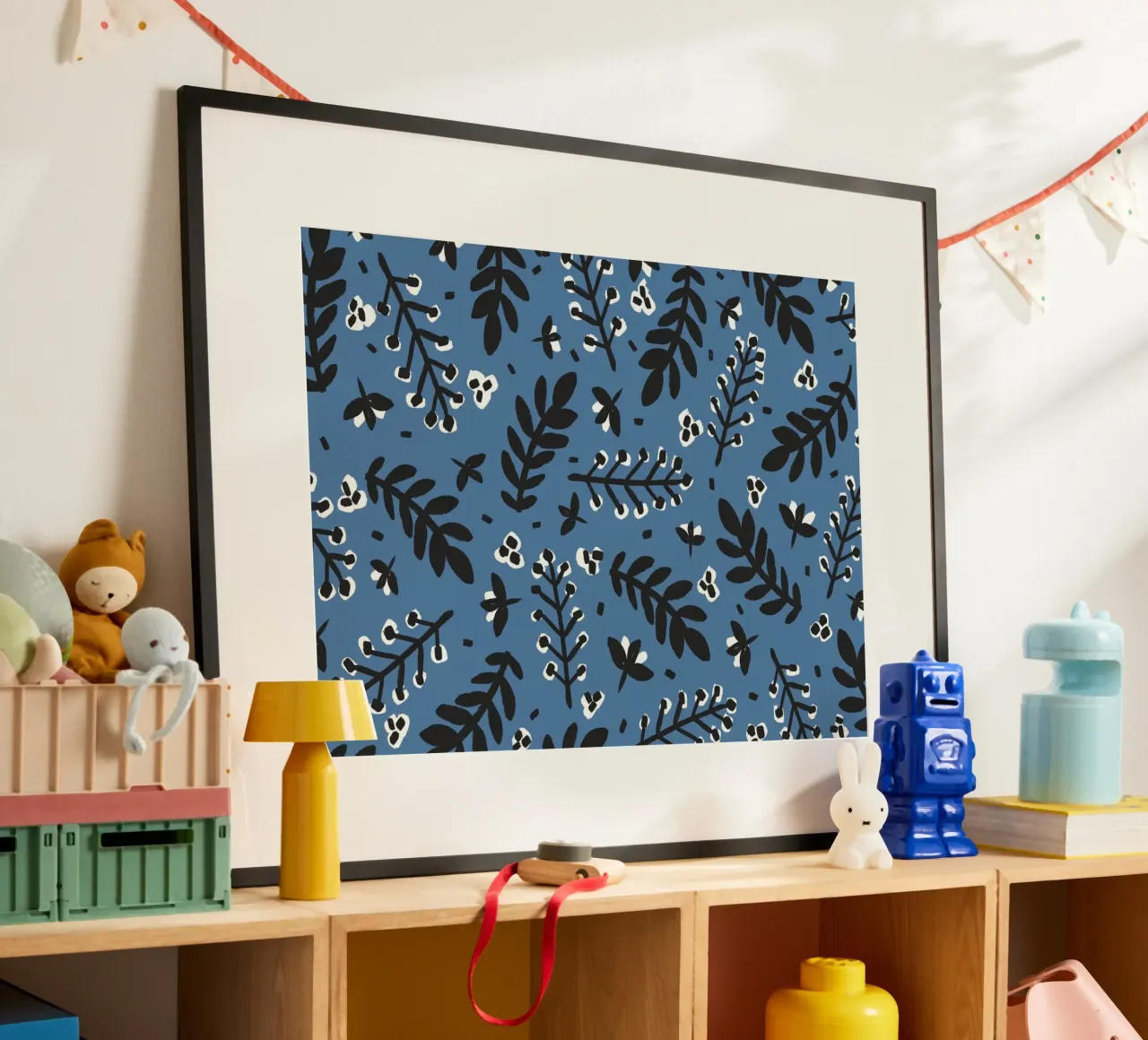 Blue Pattern poster van treechild