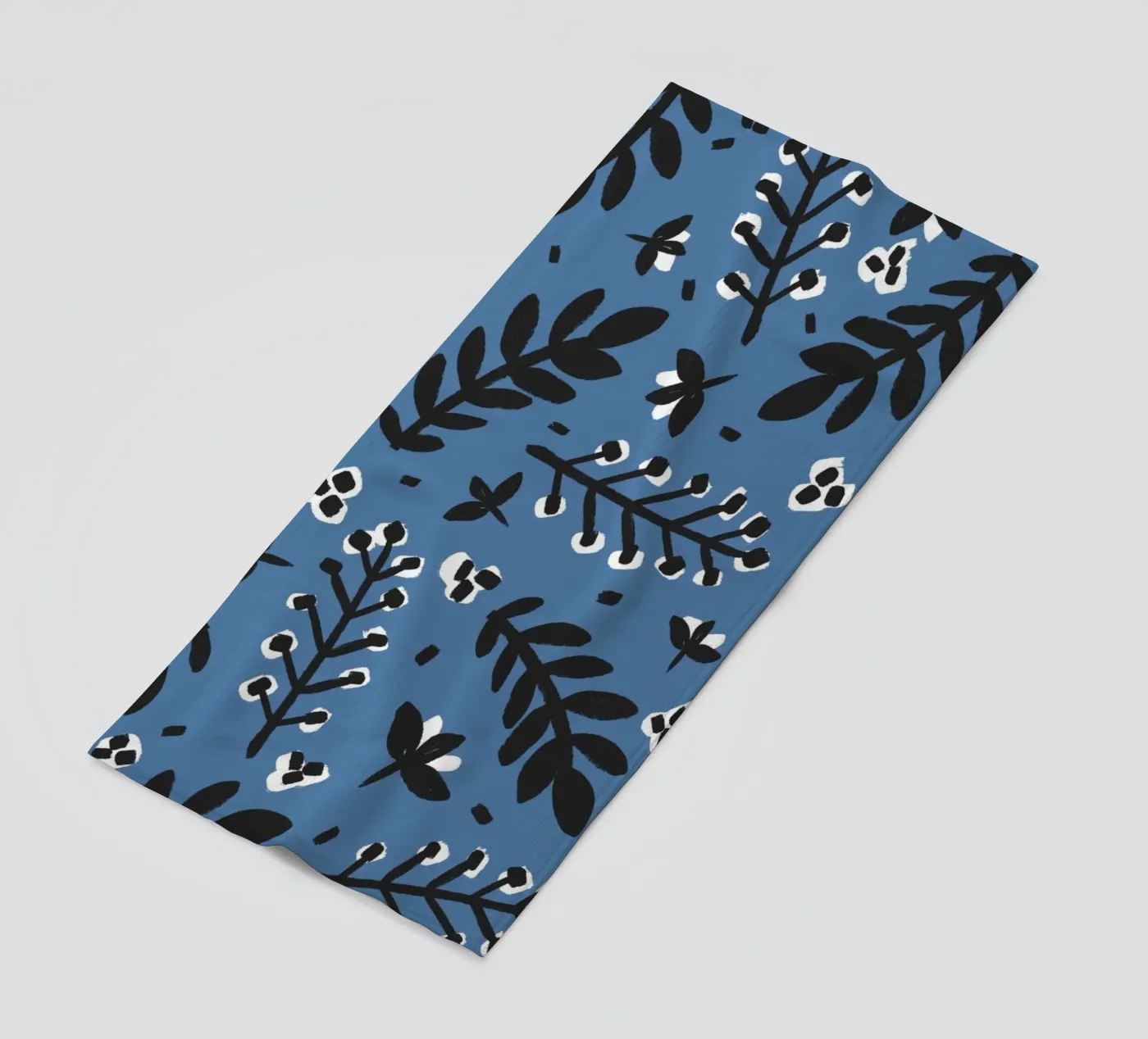 Blue Pattern strandhanddoek van treechild