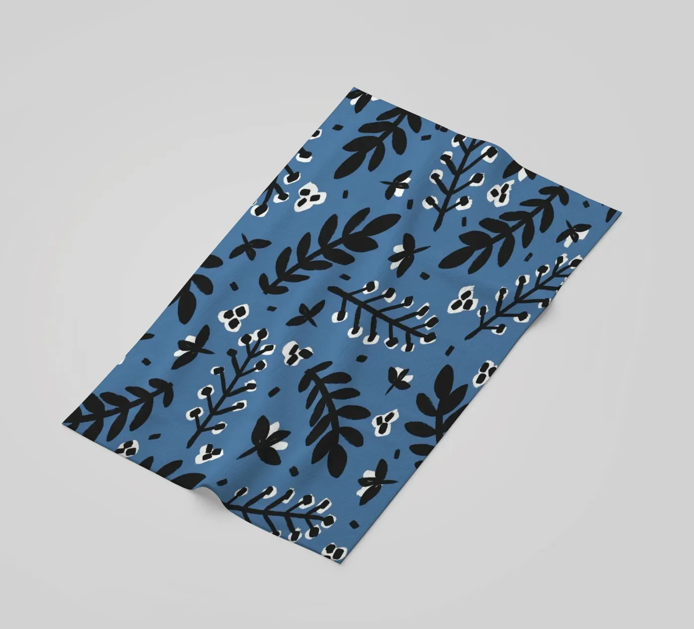 Blue Pattern strandhanddoek van treechild