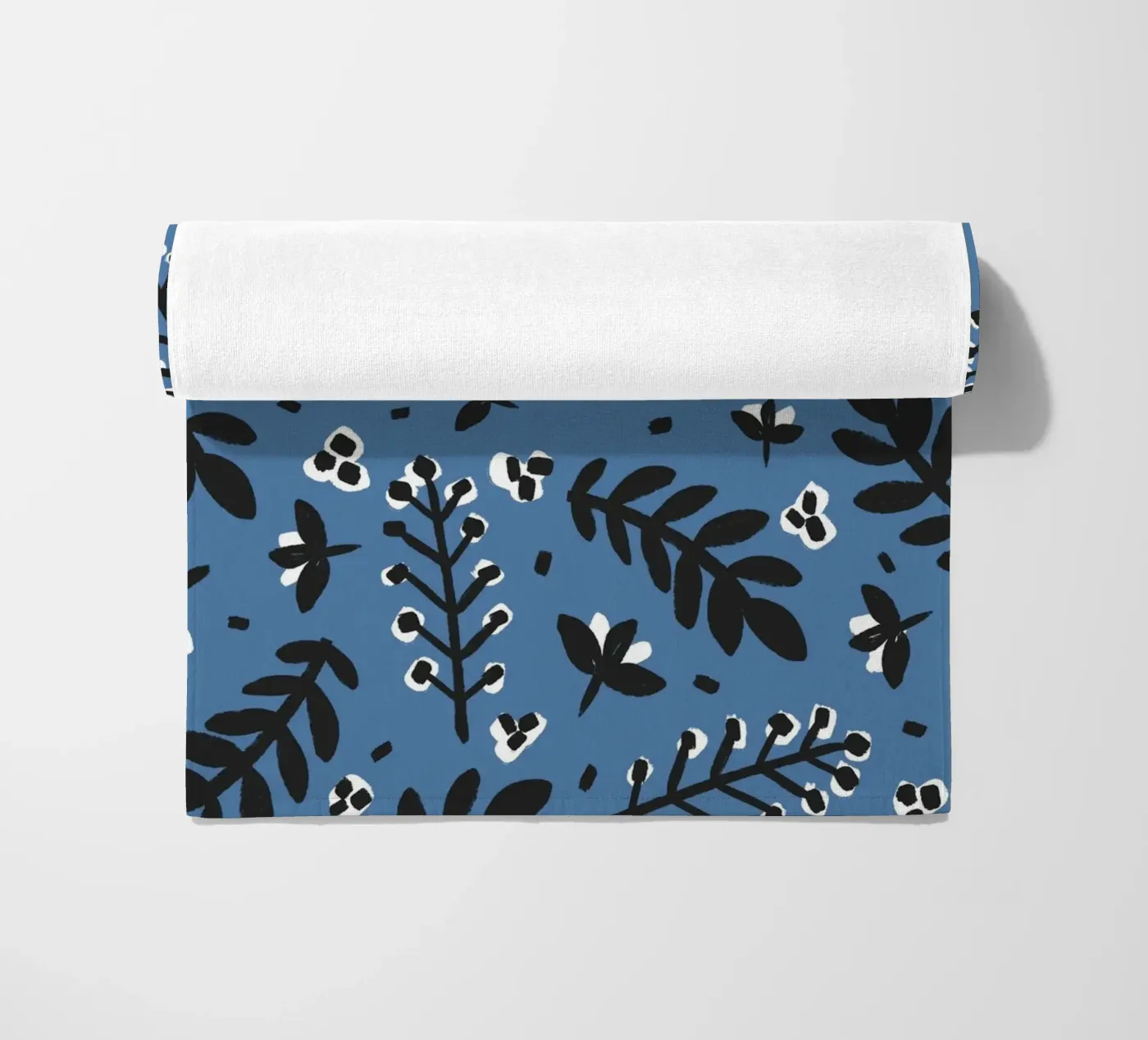 Blue Pattern strandhanddoek van treechild