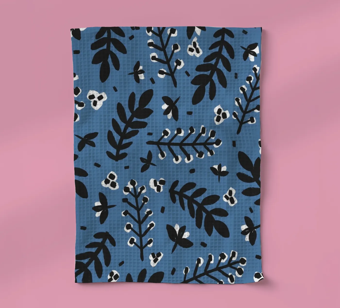 Blue Pattern Geschirrtuch von treechild