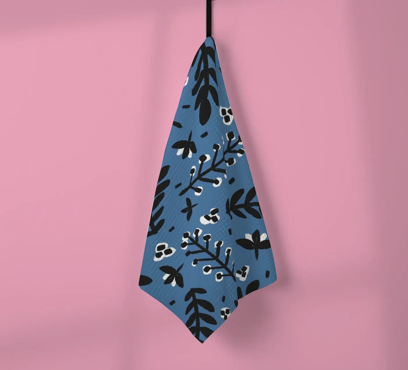 Blue Pattern Geschirrtuch von treechild