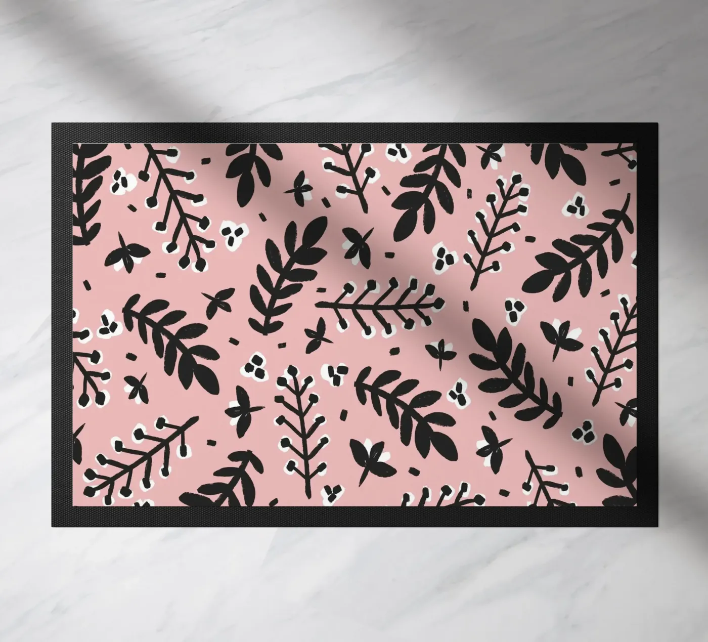 Patel Pink Pattern doormat by treechild