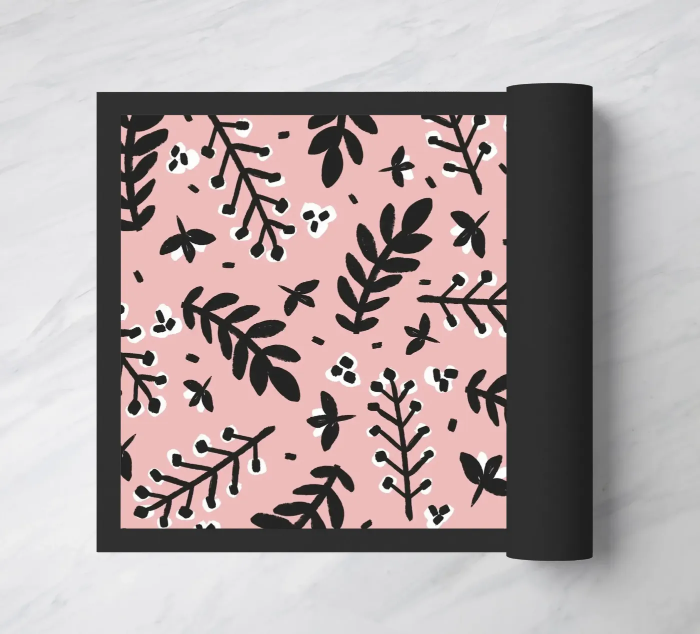 Patel Pink Pattern doormat by treechild