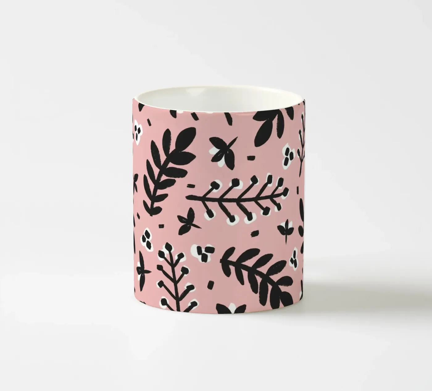 Patel Pink Pattern ceramic mug by treechild