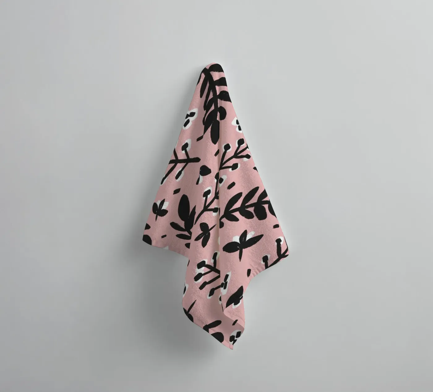 Patel Pink Pattern badhanddoek van treechild