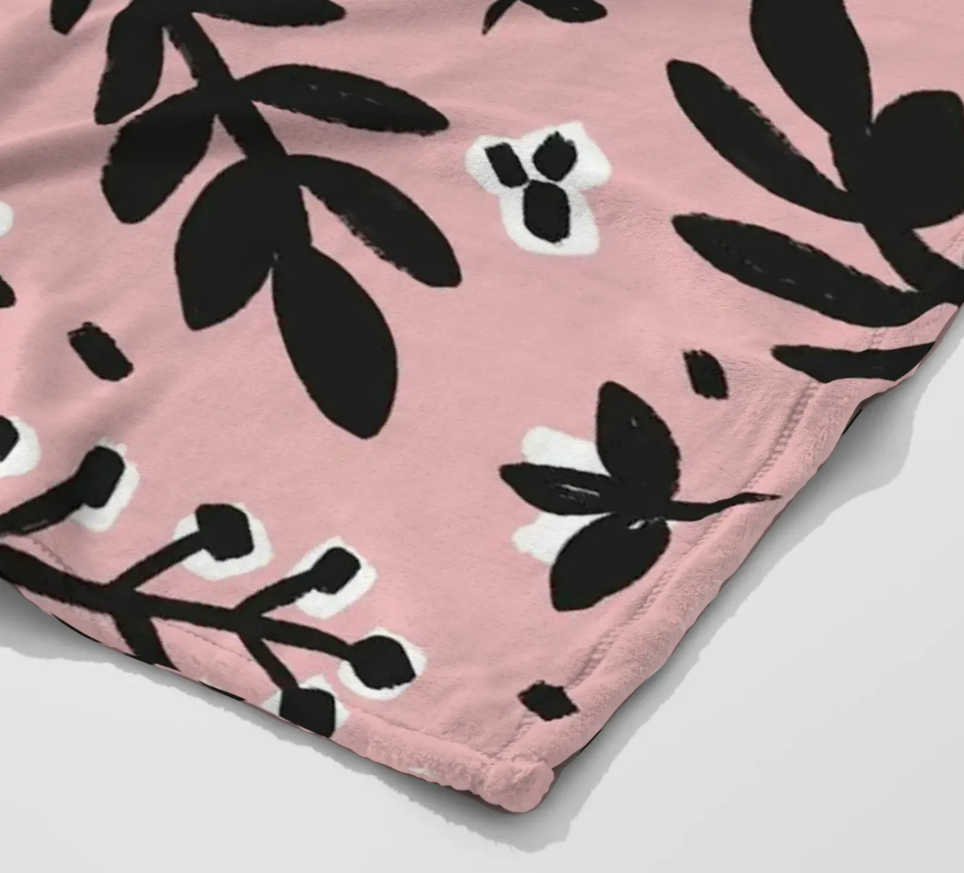 Patel Pink Pattern Fleecedecke von treechild