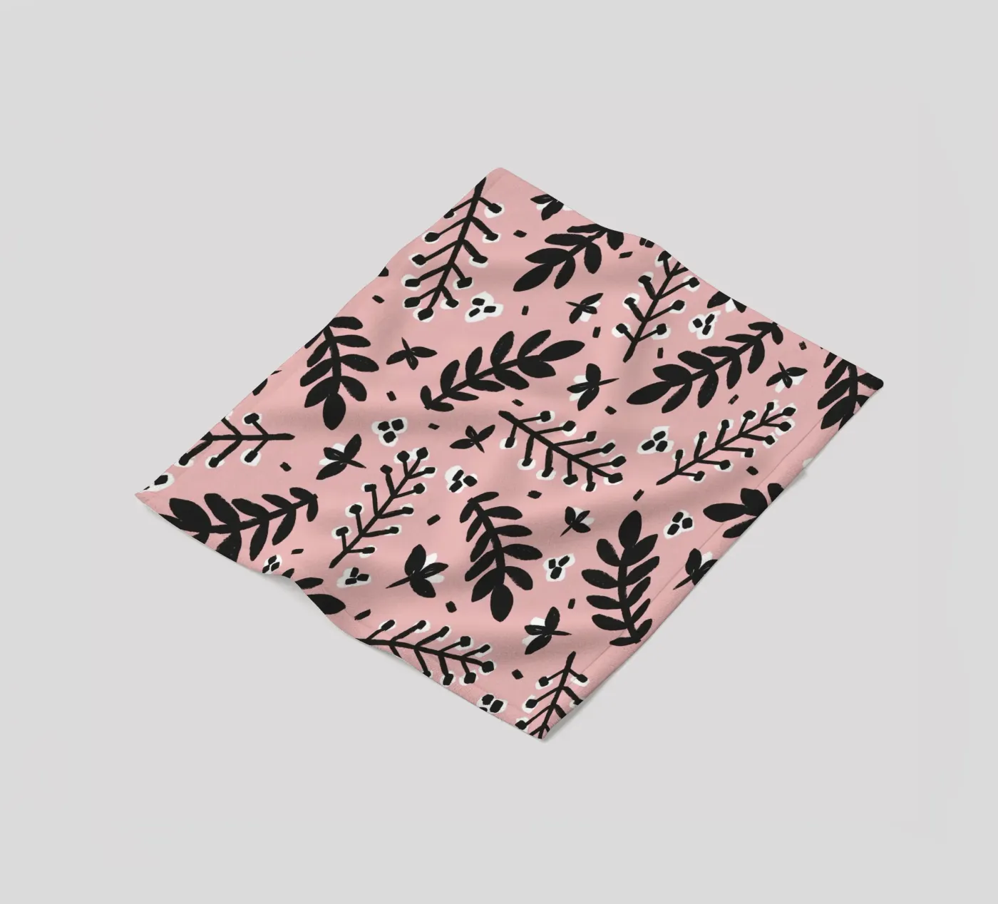 Patel Pink Pattern Fleecedecke von treechild