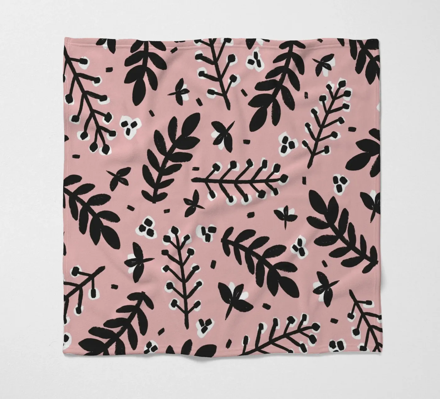 Patel Pink Pattern Fleecedecke von treechild
