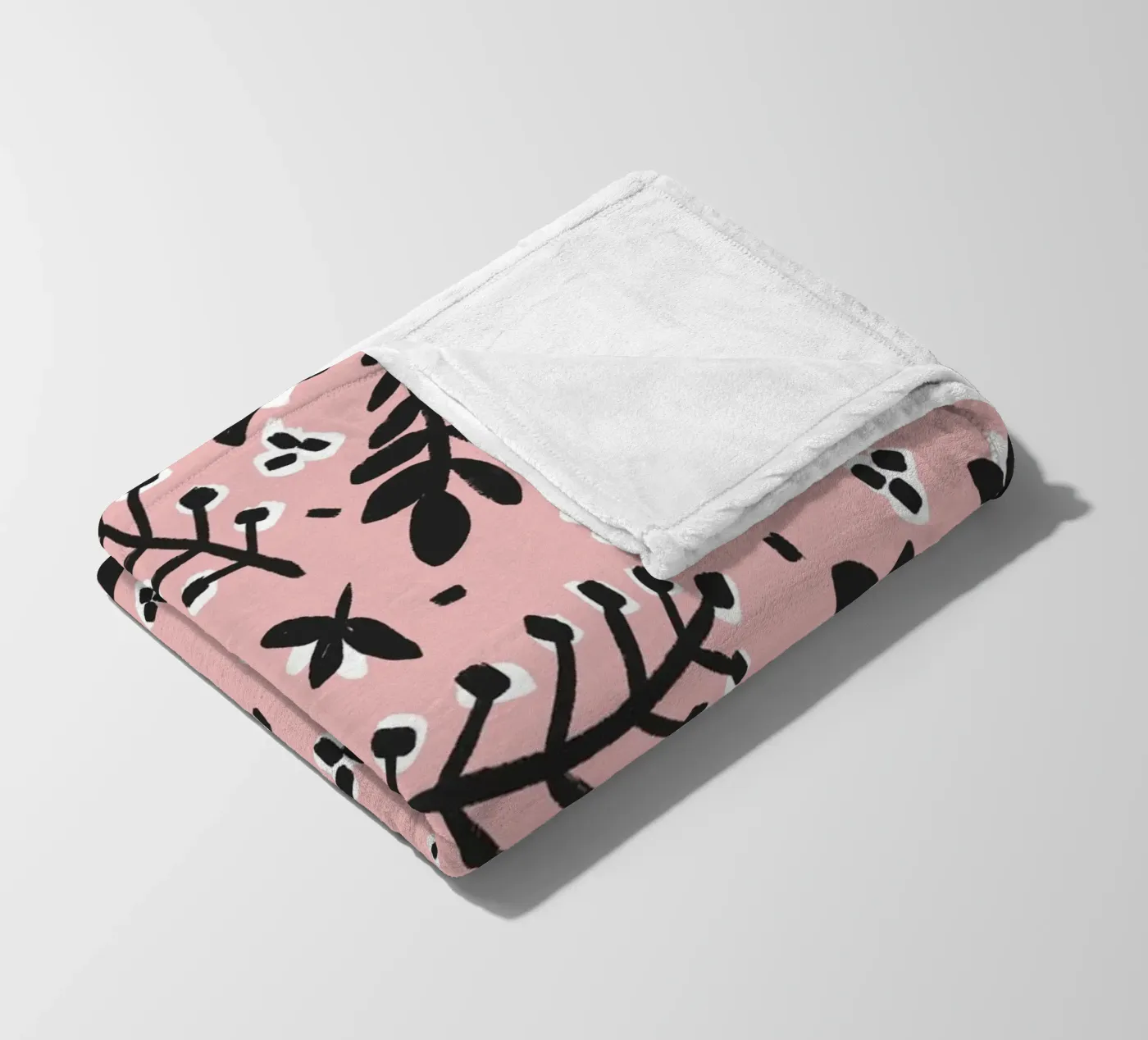 Patel Pink Pattern Fleecedecke von treechild