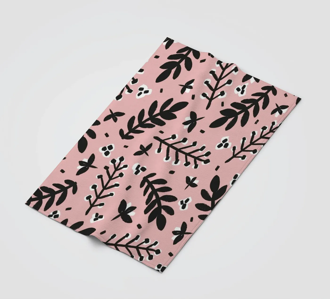 Patel Pink Pattern fleecedeken van treechild