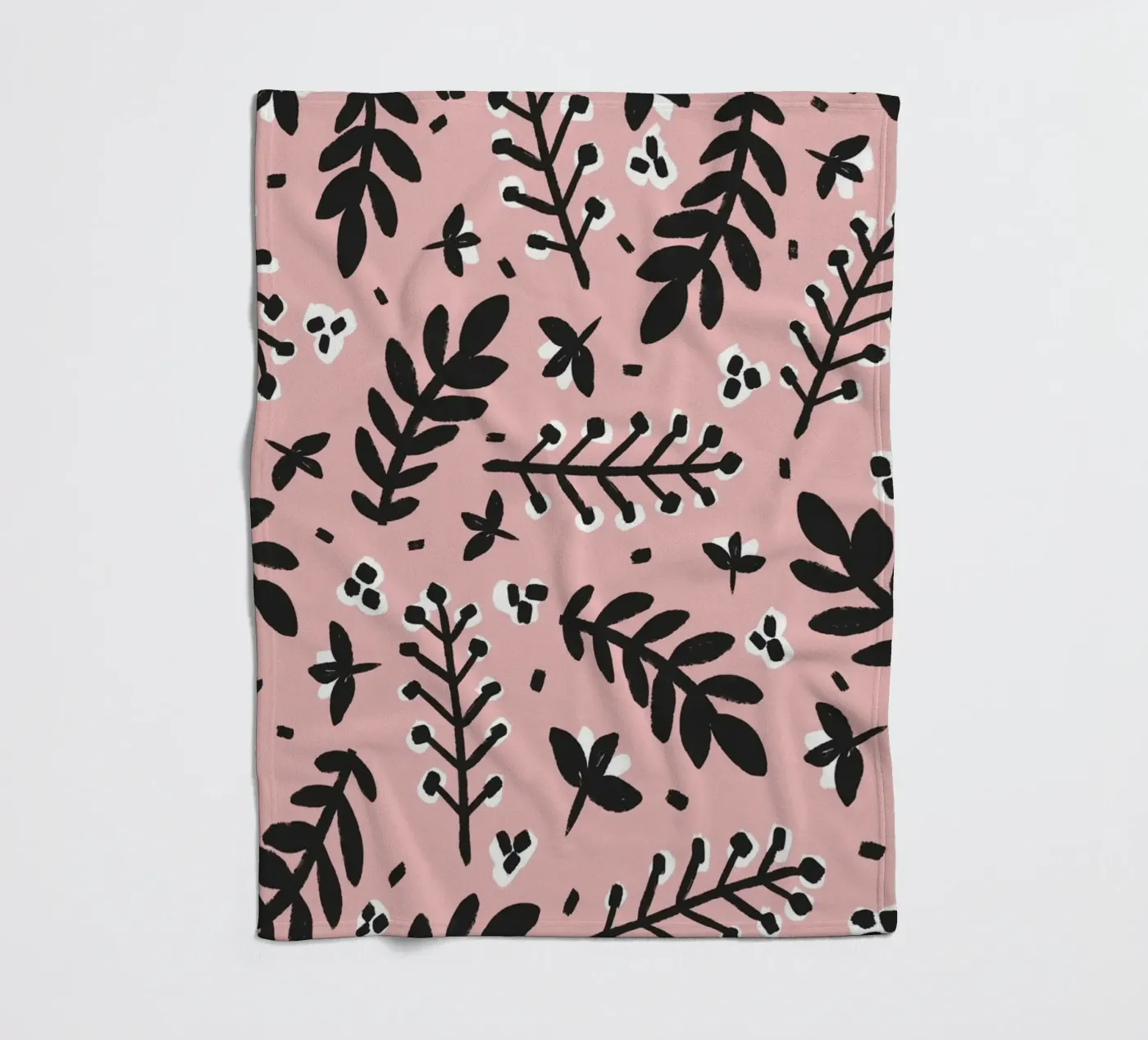 Patel Pink Pattern Fleecedecke von treechild