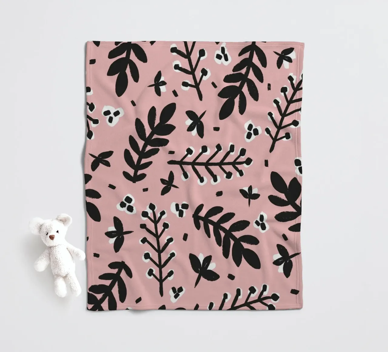 Patel Pink Pattern coperta in pile da treechild