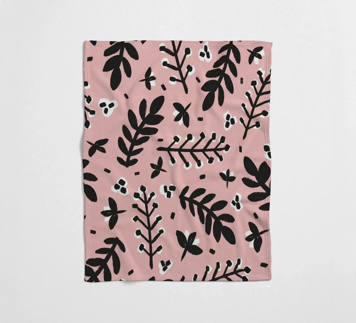 Patel Pink Pattern Fleecedecke von treechild