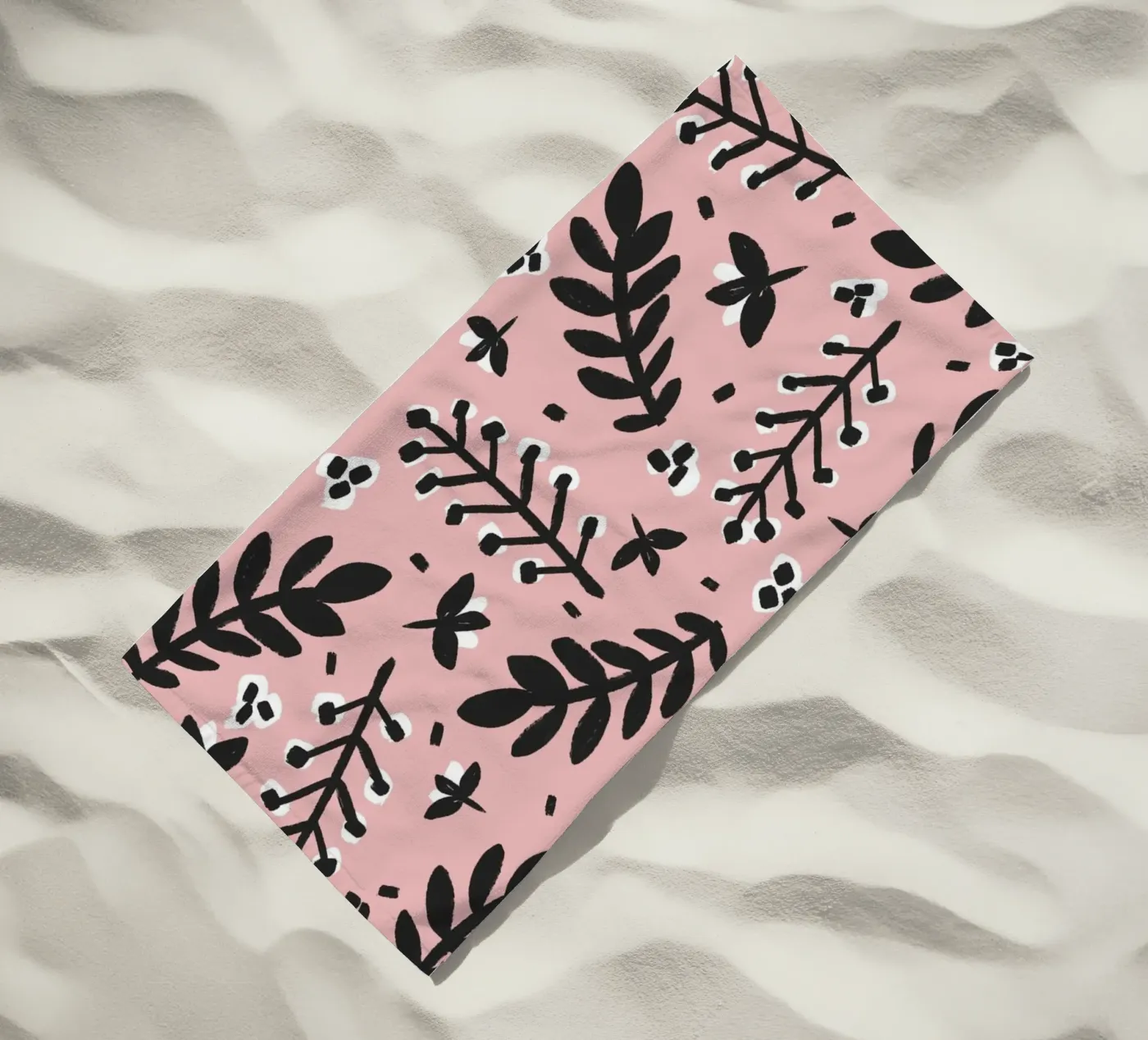 Patel Pink Pattern beach towel by treechild