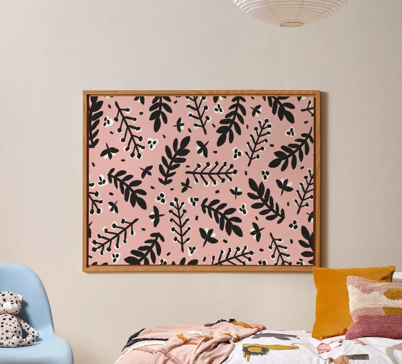 Patel Pink Pattern alluminio dibond da treechild