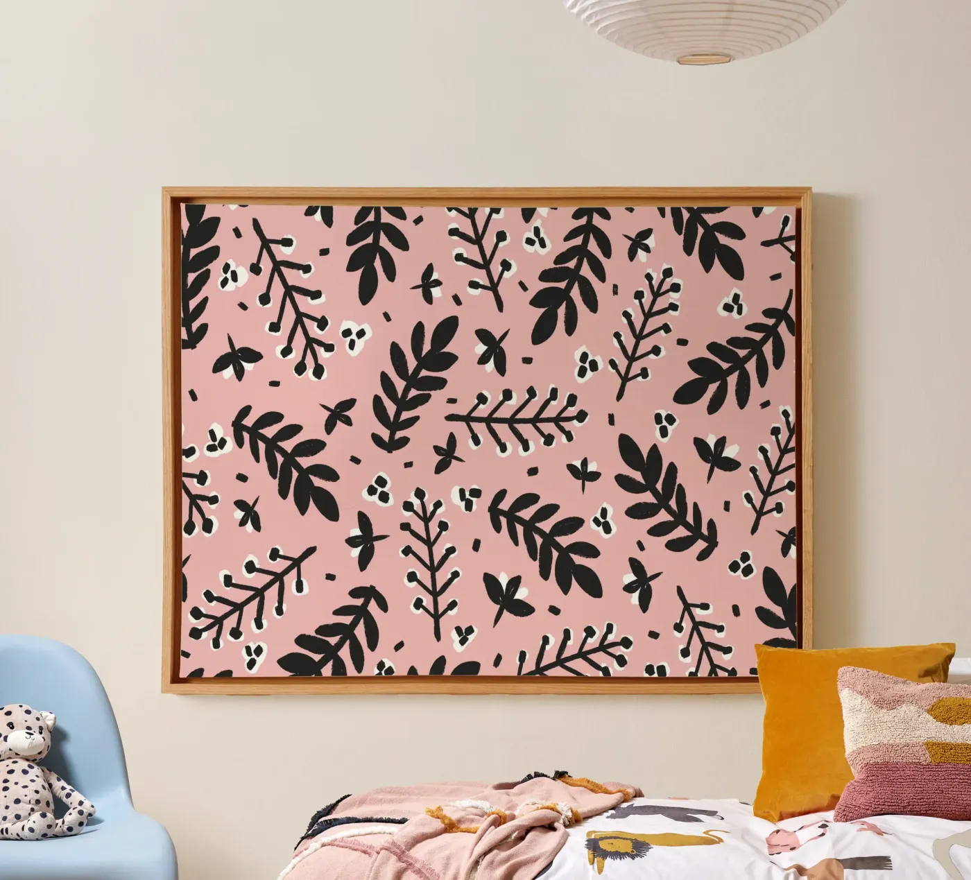 Patel Pink Pattern tela da treechild