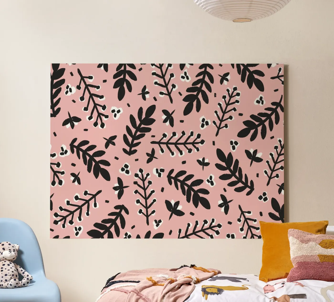 Patel Pink Pattern tela da treechild