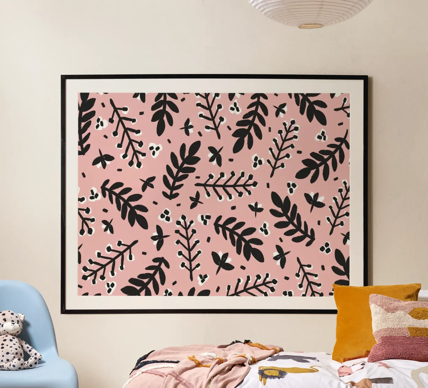 Patel Pink Pattern poster de treechild