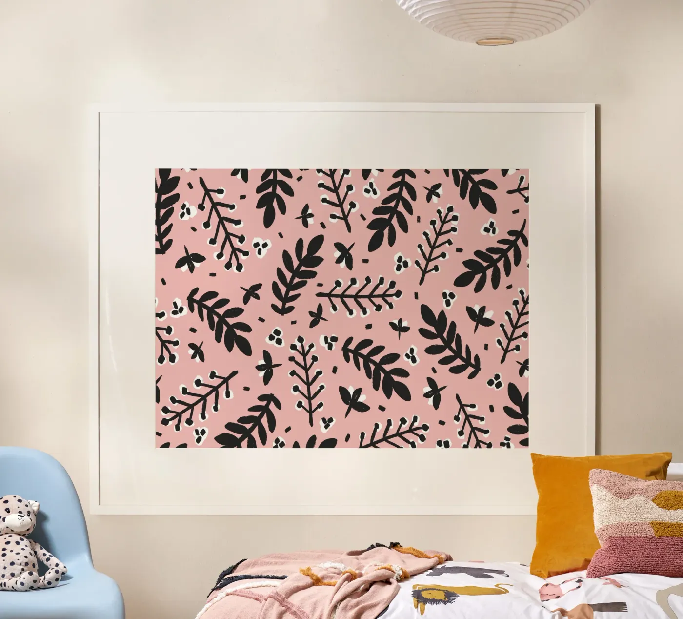 Patel Pink Pattern poster da treechild