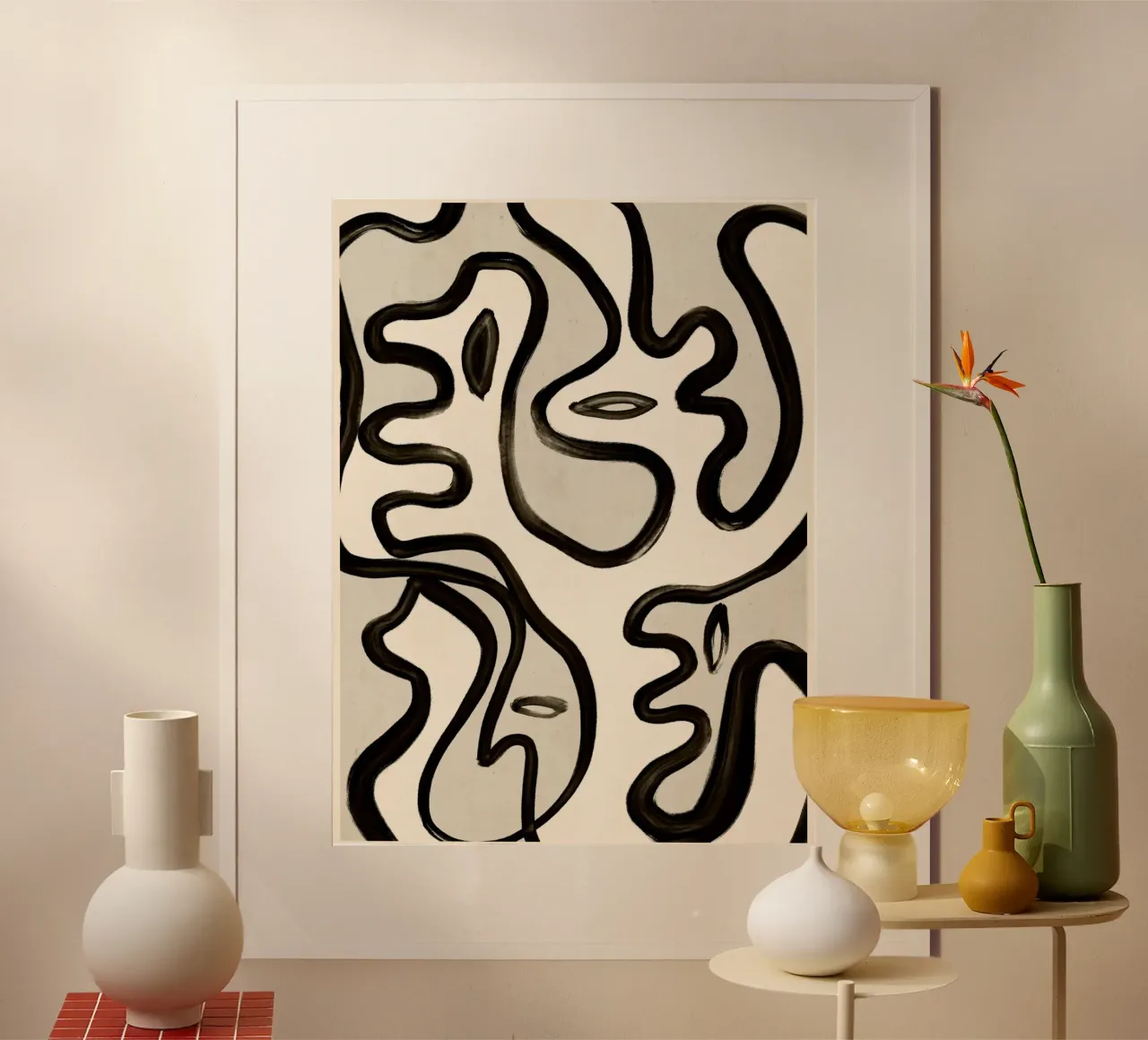 Linea astratta 249 poster da ThingDesign