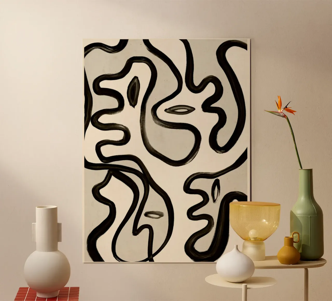 Linea astratta 249 poster da ThingDesign