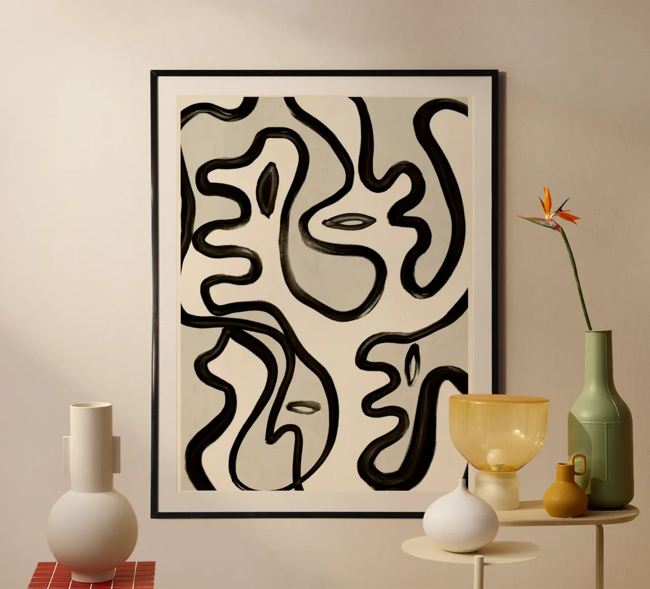 Linea astratta 249 poster da ThingDesign