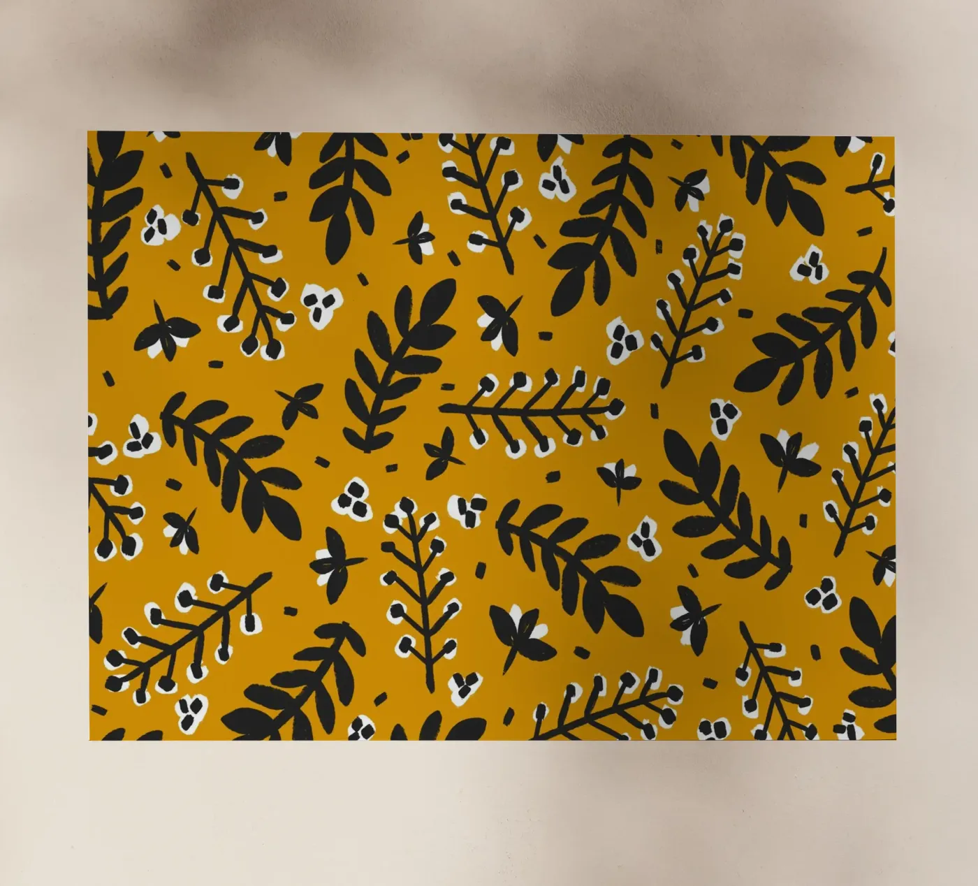 Yellow Pattern backlit film by treechild